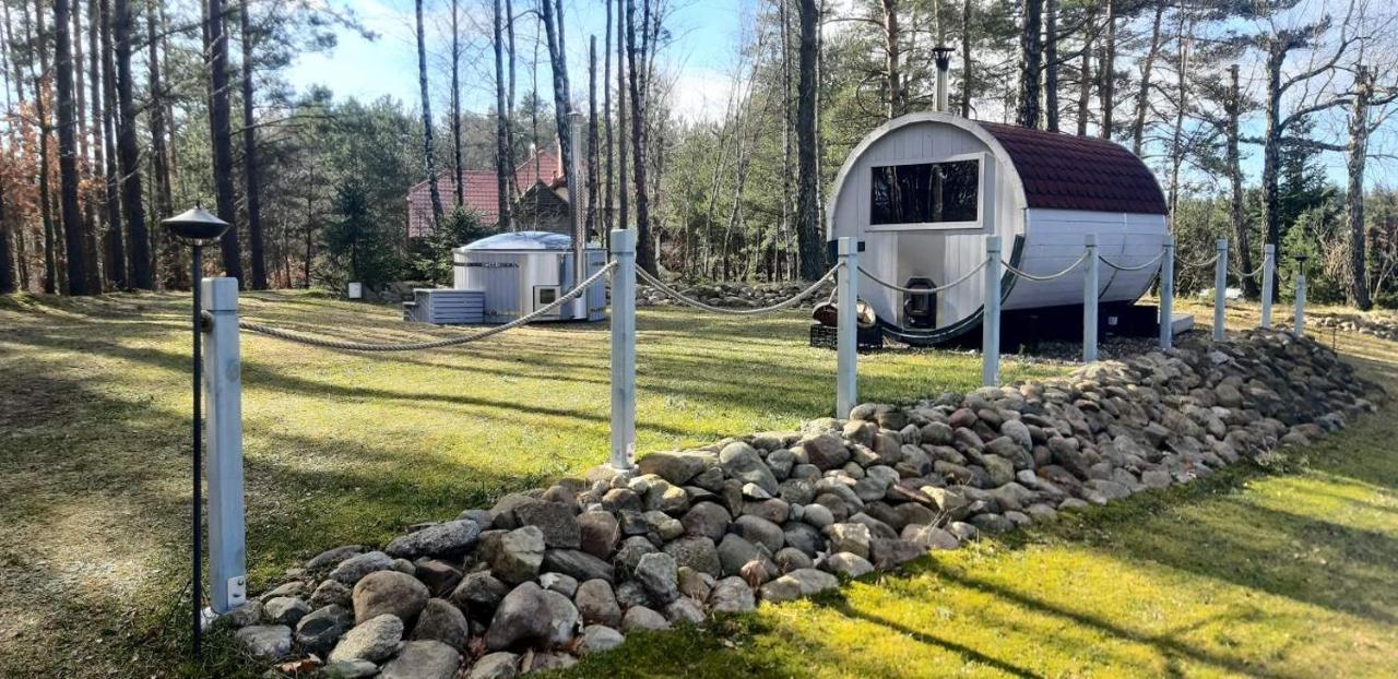 Agro Breza Dom Z Kominkiem 80 Metrow Od Jeziora - Sauna, Balia Ogrodowa Villa Lipusz