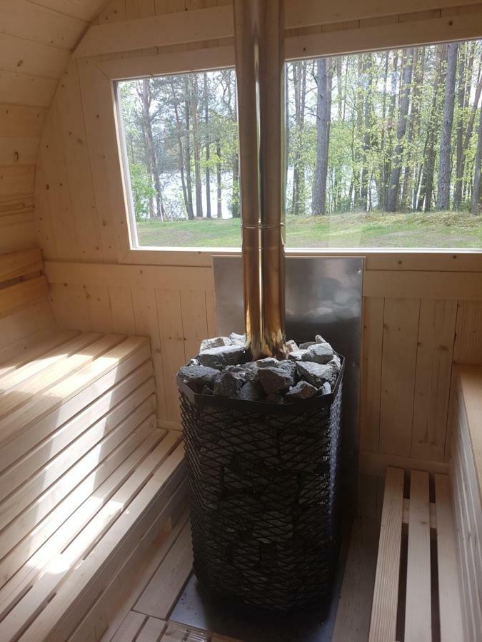 Agro Breza Dom Z Kominkiem 80 Metrow Od Jeziora - Sauna, Balia Ogrodowa Lipusz